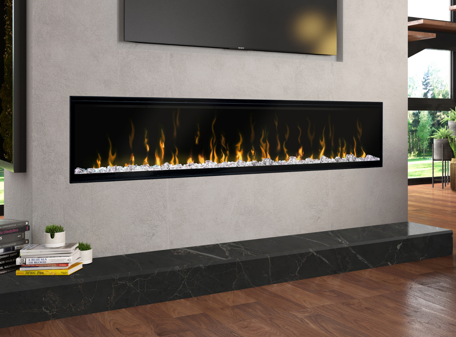 IgniteXL linear electric fireplace