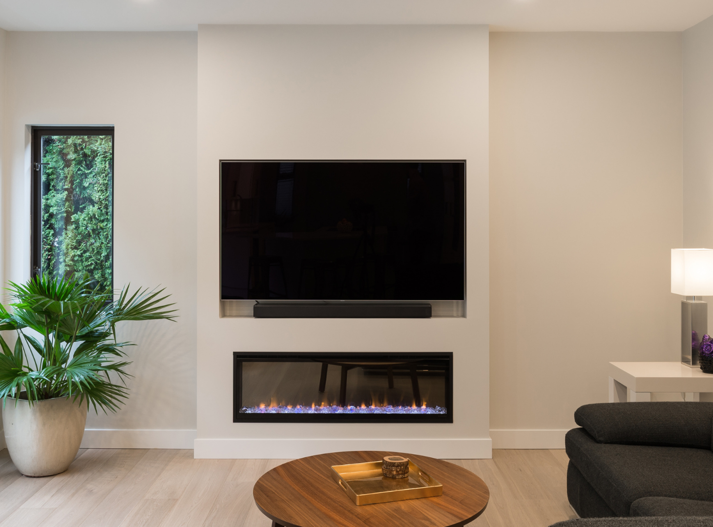 Lee Smith - concrete fireplace using the IgniteXL 50”.