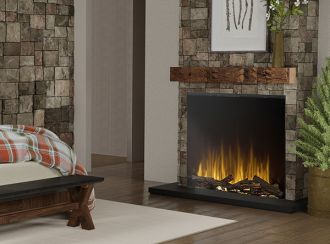 Aspire Fireplace in Bedroom