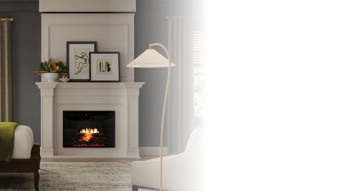 Revillusion Black Electric Fireplace