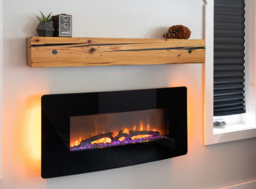 Winslow wall-mounted electric fireplace
