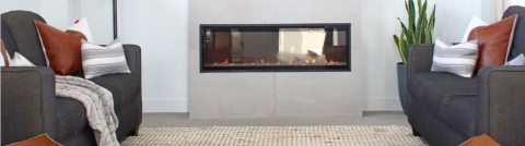 Elisha Albertson, Pneumatic Addict - linear fireplace